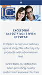 Mobile Screenshot of icopticseyewear.com